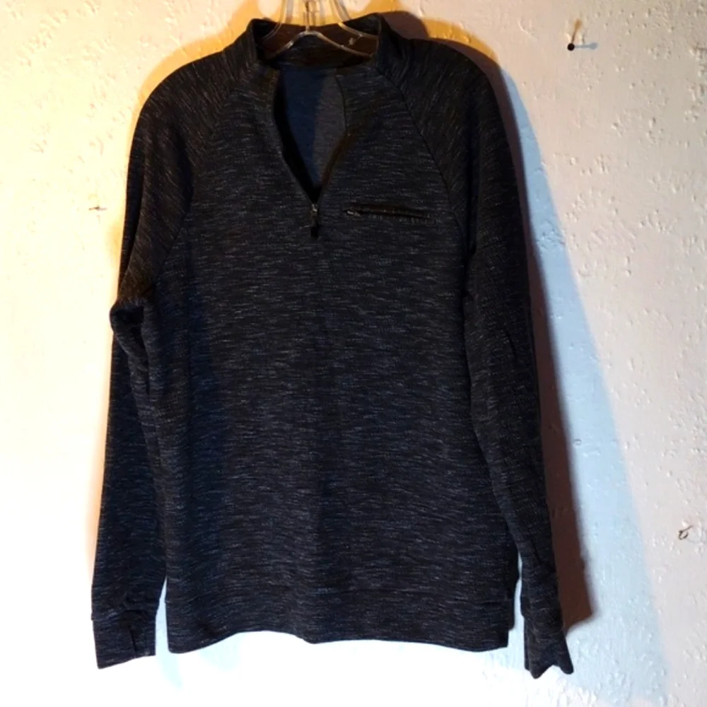 Marc Anthony,men's, slim fit, quarter zipper, sweatshirt - Picture 2 of 9